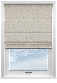 Nerida, Pearl - Motorised Roman Blind